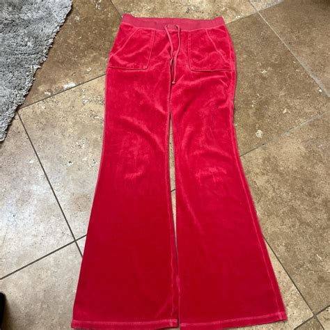 Hot Pink Juicy Couture Pants Size P Hot Depop