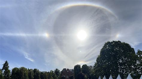 Ethereal 'halo' and light arcs around the sun captured in photos of ...