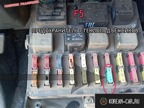 Где находится реле стеклоподъёмников ВАЗ-2110: фото