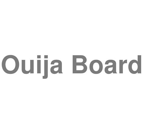 how to pronounce ouija board