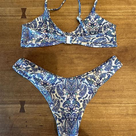 Blackbough Swim Paisley Bikini Set Print Is Called Depop