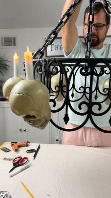 Greg Navage On Instagram Diy Dollar Tree Halloween Chandelier Part