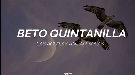 LAS AGUILAS ANDAN SOLAS BETO QUINTANILLA LETRA YouTube