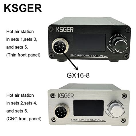 Ksger Hot Air Gun Smd Rerwork Station Gx Forrasztó Szárító Fogantyú Elektronikus Oled T