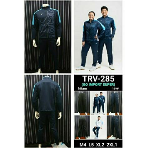 Jual Jaket Badminton Victor Navy Putih Timnas Indonesia Jaket