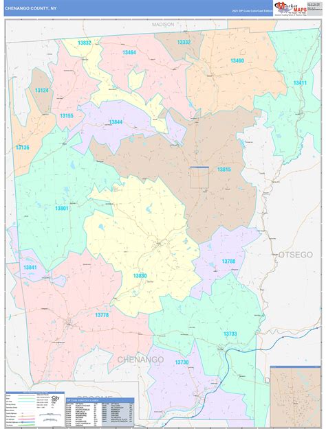 Map Of Chenango County Ny