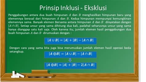 Contoh Soal Dan Pembahasan Prinsip Inklusi Eksklusi Dapatkan Contoh