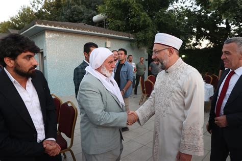 Diyanet Leri Ba Kan Erba Rnakta Kanaat Nderleri Ile Bir Araya