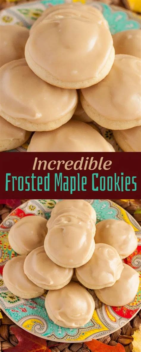 Maple Cookies With Maple Icing Are Perfectly Nostalgic And Alltogether Delicious Soft Fluffy