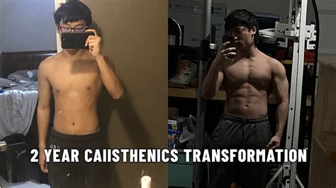 Year Calisthenics Transformation Youtube