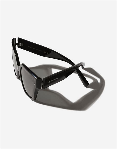 Dg Sharped Sunglasses In Black For Women Dolceandgabbana® Us