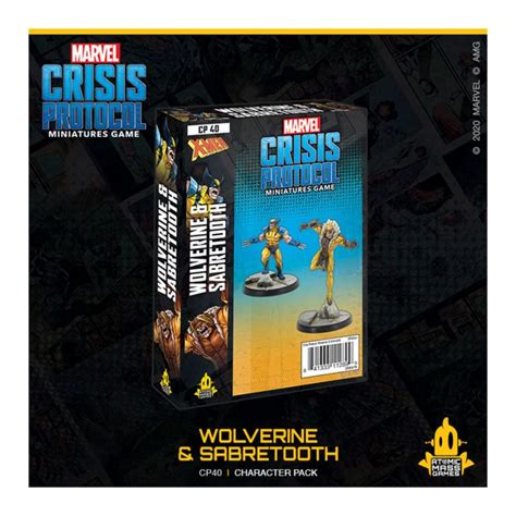 Wolverine And Sabretooth Character Pack Marvel Crisis Protocol Uk