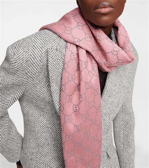 Gucci Gg Wool Jacquard Scarf Gucci