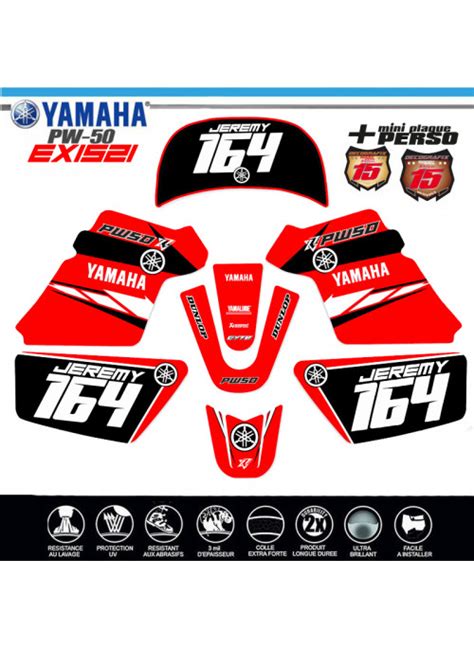 Tous Les Kits Deco Pour Motocross Yamaha Pw Ride Ride Motocross