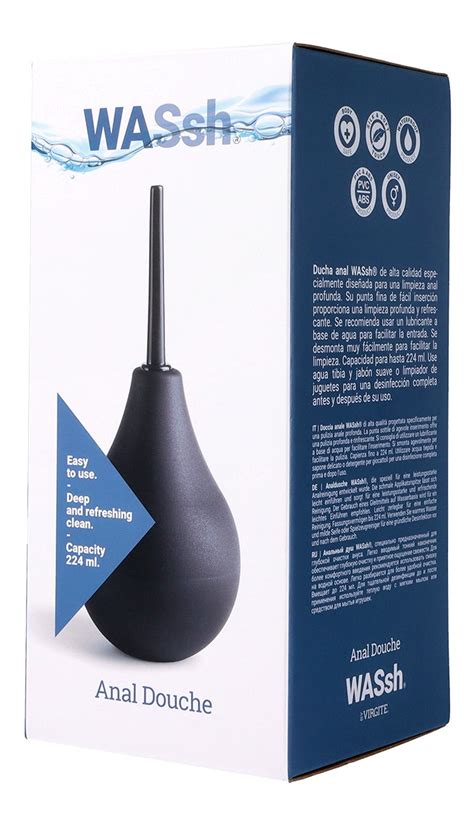 ENEMA LIMPIEZA ANAL NEGRA ML Virgite