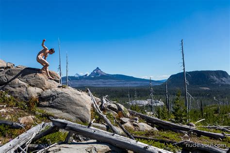 Descending Mountains Nude Soul Art Photos