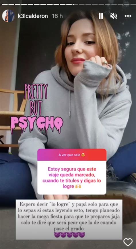 Kel Calderón Envía Divertida Advertencia A Su Papá Sobre Su
