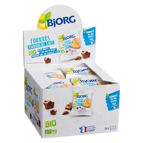 Fourr S Chocolat Au Lait Bio Bjorg Sachet De G