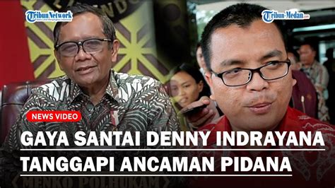 Gaya Santai Denny Indrayana Tanggapi Ancaman Pidana Dugaan Bocornya