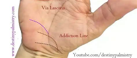 Via Lascivia Addiction Or Escape Line On The Palm Destiny Palmistry Home