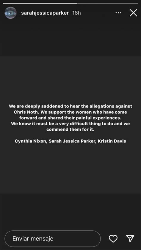 Chris Noth Y Sus Abusos Las Actrices De Sex And The City En Su Contra