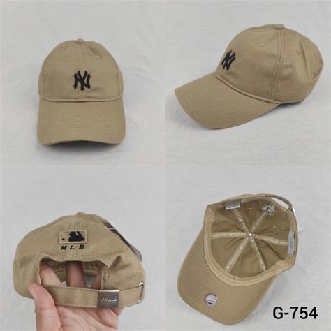 Jual G Topi NY S Vintage Nude Logo Black Shopee Indonesia