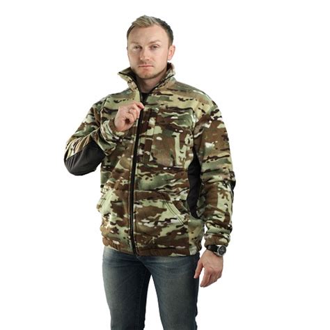Куртка флисовая МИЛИТАРИ мультикам • KMF-SHOP