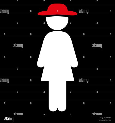standing lady icon stock photo alamy
