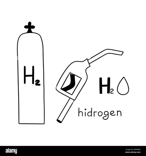 Hydrogen Tank With Hydrogen Fuel For Refueling Safe Environmentally