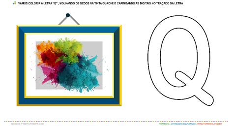 Atividade Ludica Letra Q - 10