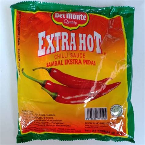 Jual Delmonte Saus Sambal Extra Pedas Sachet Isi X Gr Del Monte Chilli Extra Hot Shopee