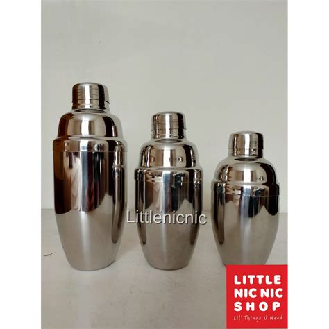 jual shaker minuman cocktail stainless steel shopee indonesia