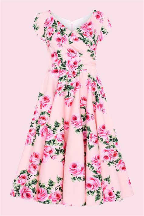 Dresses Hourglass Vintage Rose Swing Dress