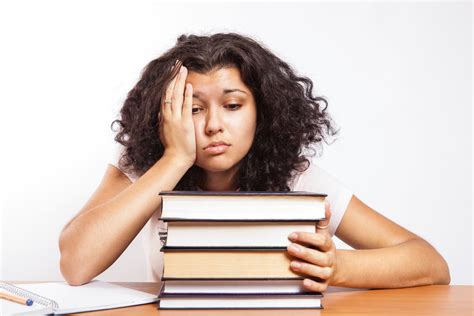 Learning | A student is overwhelmed with all her studying ...