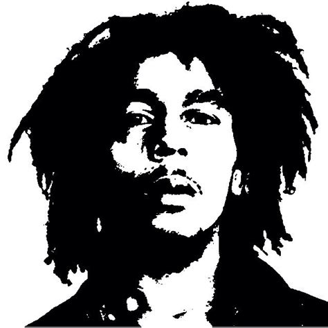 Bob Marley Bob Marley Stencil Art Bob Marley Tattoo Stencil Bob