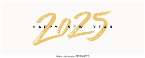 Happy New Year 2025 Lettering Photos And Images Shutterstock