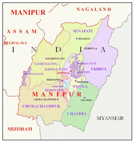 [PDF] Manipur Map 2023 PDF Download | Manipur District Map PDF