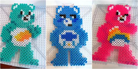 Care Bear Perler Beads 20 Free Patterns Diy Candy