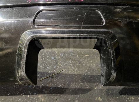 Накладка на бампер под выхлоп Dualis — Nissan Qashqai (1G), 2 л, 2007 ...