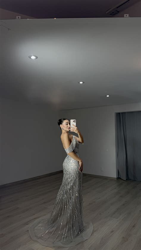 VESTIDO ELITE COLLECTION CC SILVER NUDE Elitecollection Mx