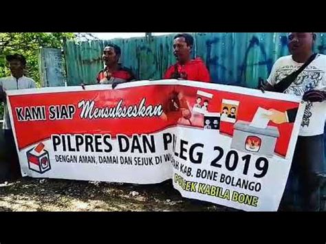 DEKLARASI MENSUKESKAN PILPRES DAN PILEG 2019 OLEH MASYARAKAT BONE