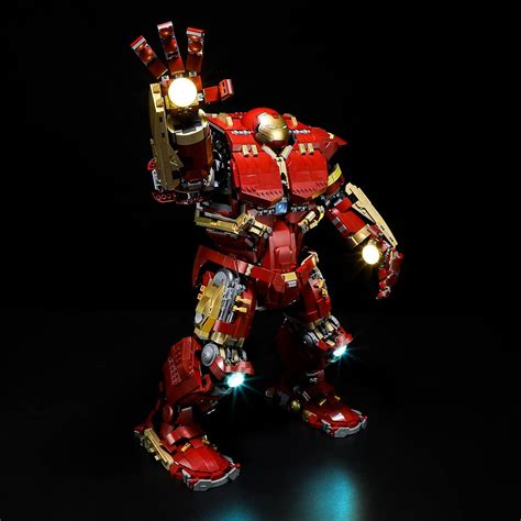 YEABRICKS LED Light for Lego-76210 Marvel Hulkbuster Building Blocks