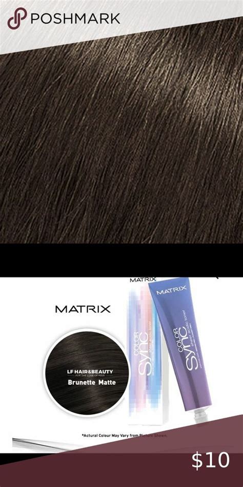 Matrix Color Sync Sheer Acidic Toner Brunette Matte Matrix Color Toner Brunette