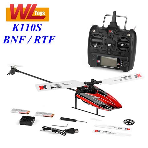 Avion RC Électrique WLtoys K110s Hélicoptère BNF RTF 2 4Ghz Brushless