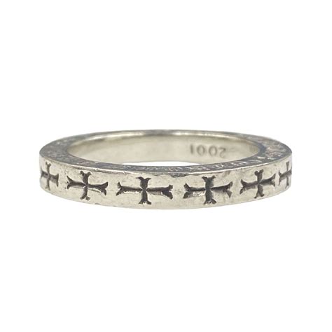正規品 CHROME HEARTS クロムハーツ CH NYC FUCK YOU mm SPACER RING ファックユー ロゴ クロス