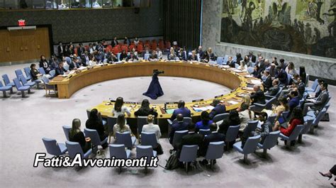 Consiglio Onu Approva Bozza Su Pause Umanitarie A Gaza Israele La