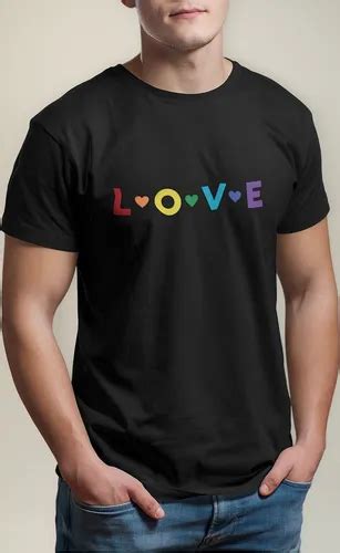 Playera Personalizada Pride Lgbt Orgullo Gay Love Colres Meses Sin Inter S