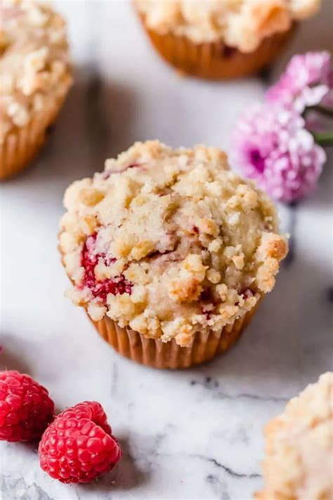 Raspberry Lemon Streusel Muffins Muffin Recipe With Fresh Raspberries