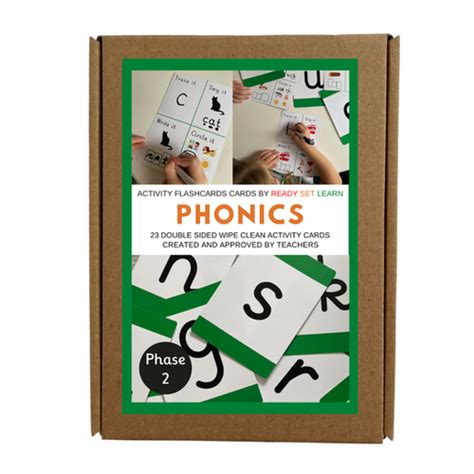 Phase 2 Phonics Activity Cards Ready Set Learn