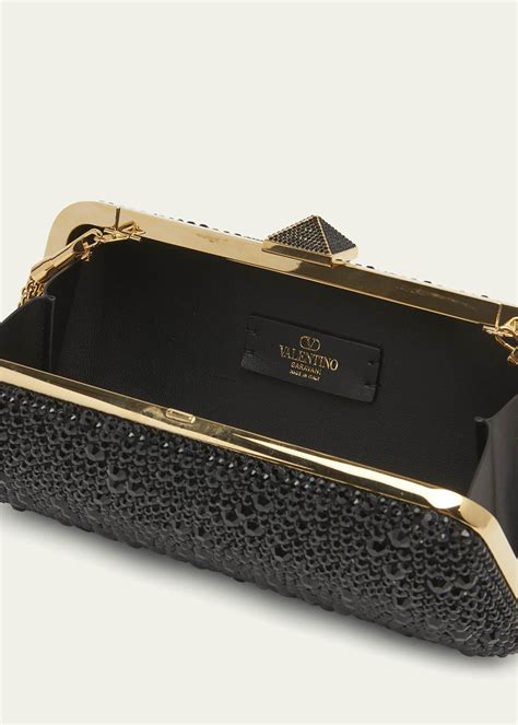 Valentino Garavani Carry Secrets Sparkling Rhinestones Clutch Bag ...